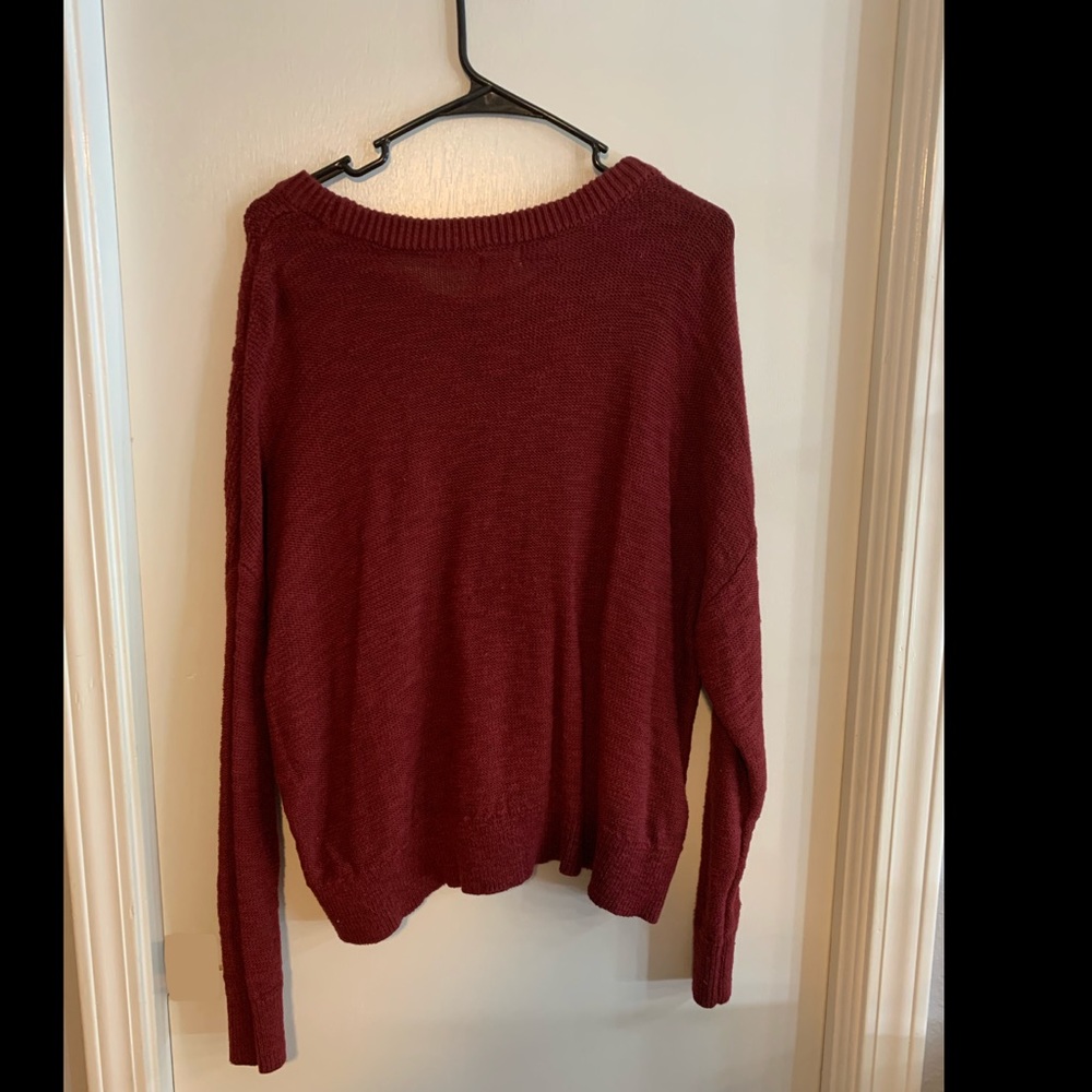 Burgundy Sweater - Picture 2 of 2